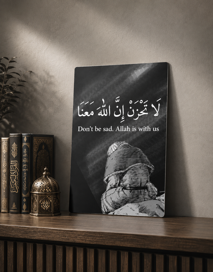 Don’t Be Sad - Metal Wall Poster