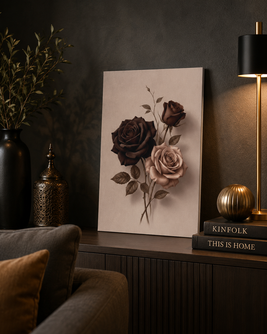 -Rose Floral Wall Poster | 16×24 Inch